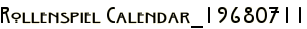 Rollenspiel Calendar_19680711