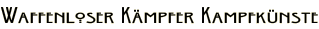Waffenloser Kämpfer Kampfkünste