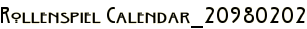 Rollenspiel Calendar_20980202