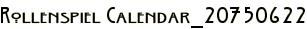 Rollenspiel Calendar_20750622
