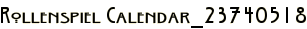 Rollenspiel Calendar_23740518