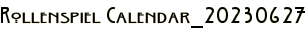 Rollenspiel Calendar_20230627