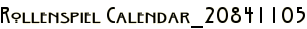 Rollenspiel Calendar_20841105