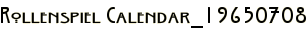 Rollenspiel Calendar_19650708