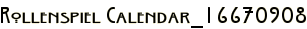 Rollenspiel Calendar_16670908