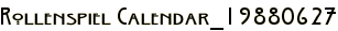 Rollenspiel Calendar_19880627