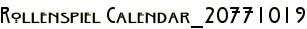 Rollenspiel Calendar_20771019