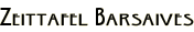 Zeittafel Barsaives