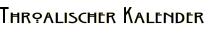 Throalischer Kalender