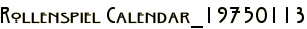 Rollenspiel Calendar_19750113