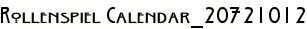 Rollenspiel Calendar_20721012