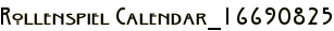 Rollenspiel Calendar_16690825