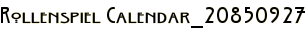 Rollenspiel Calendar_20850927