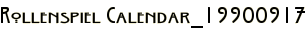 Rollenspiel Calendar_19900917