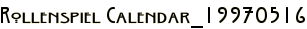 Rollenspiel Calendar_19970516