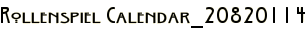 Rollenspiel Calendar_20820114