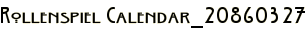 Rollenspiel Calendar_20860327