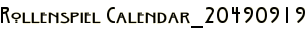 Rollenspiel Calendar_20490919
