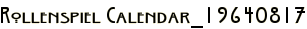 Rollenspiel Calendar_19640817
