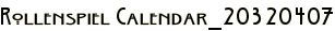 Rollenspiel Calendar_20320407