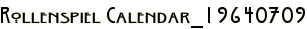 Rollenspiel Calendar_19640709