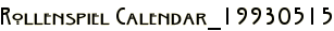 Rollenspiel Calendar_19930515