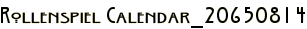 Rollenspiel Calendar_20650814