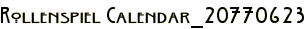 Rollenspiel Calendar_20770623