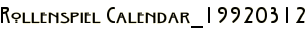 Rollenspiel Calendar_19920312