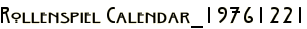 Rollenspiel Calendar_19761221