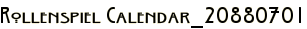 Rollenspiel Calendar_20880701