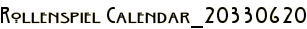 Rollenspiel Calendar_20330620