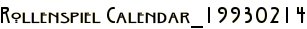 Rollenspiel Calendar_19930214