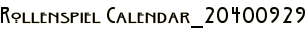 Rollenspiel Calendar_20400929
