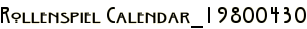 Rollenspiel Calendar_19800430