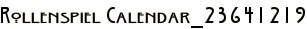 Rollenspiel Calendar_23641219