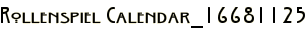 Rollenspiel Calendar_16681125