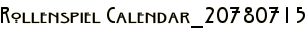 Rollenspiel Calendar_20780715