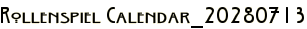 Rollenspiel Calendar_20280713