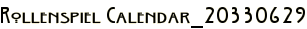 Rollenspiel Calendar_20330629