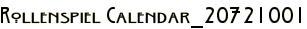 Rollenspiel Calendar_20721001