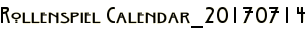 Rollenspiel Calendar_20170714