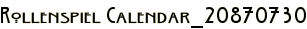 Rollenspiel Calendar_20870730