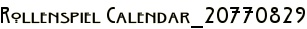 Rollenspiel Calendar_20770829