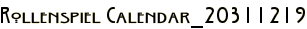 Rollenspiel Calendar_20311219