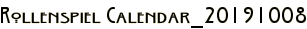 Rollenspiel Calendar_20191008