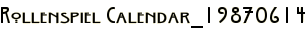 Rollenspiel Calendar_19870614