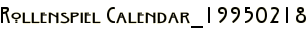 Rollenspiel Calendar_19950218