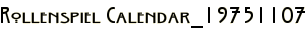 Rollenspiel Calendar_19751107