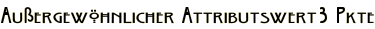 Außergewöhnlicher Attributswert3 Pkte